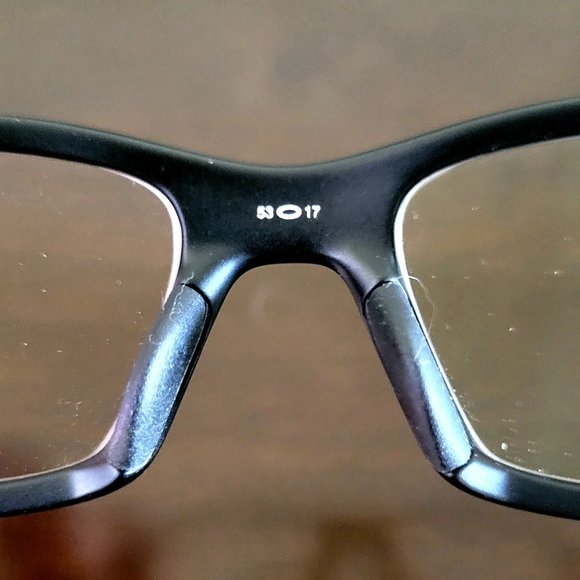 OAKLEY CROSSLINK PRESCRIPTION RX GLASSES FRAMES MENS BLACK EYE MEASUREMENT 53-17 - Picture 8 of 8